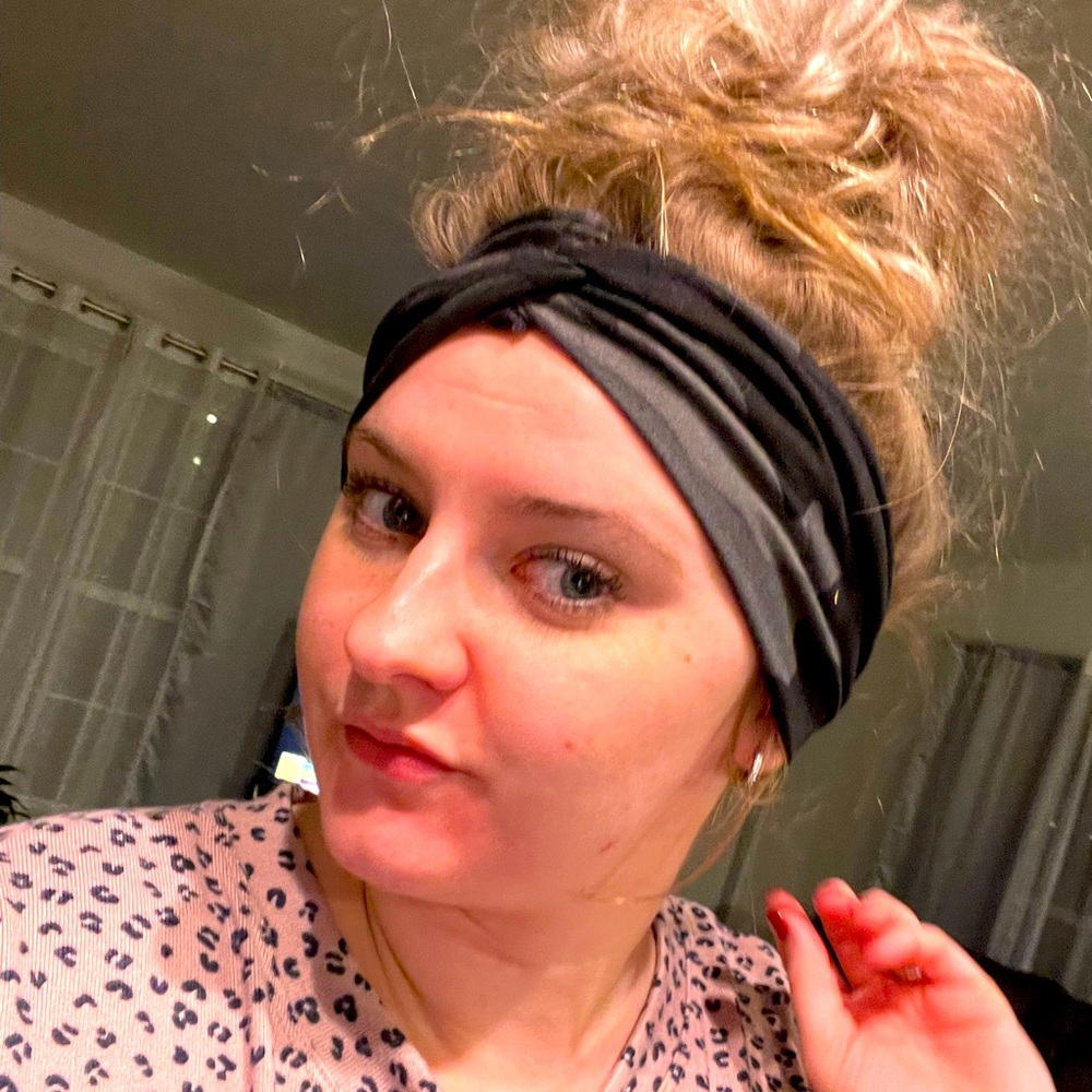 Twist Black Camo Headband